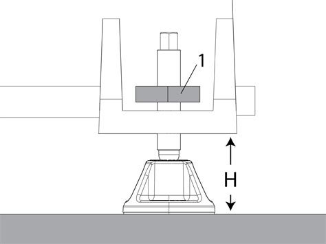 vmc center leveling screws